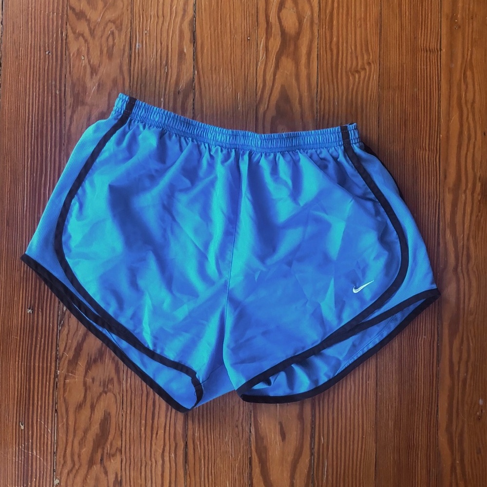 Blue Nike shorts
